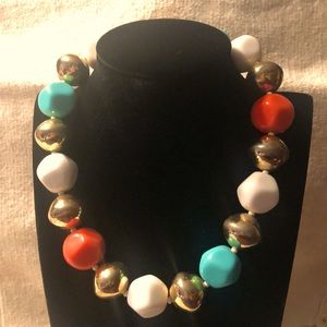 Vintage Plastic Chunky Bead Short Necklace